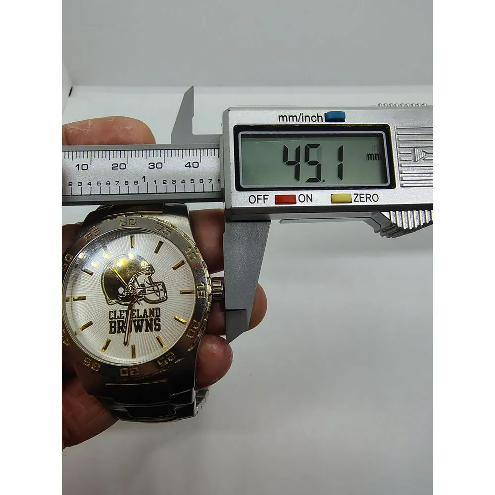 Cleveland Browns Football Team Game Time Men's Watch